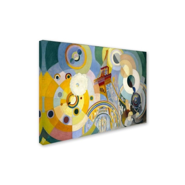 Robert Delaunay 'Air Iron And Water' Canvas Art,18x24